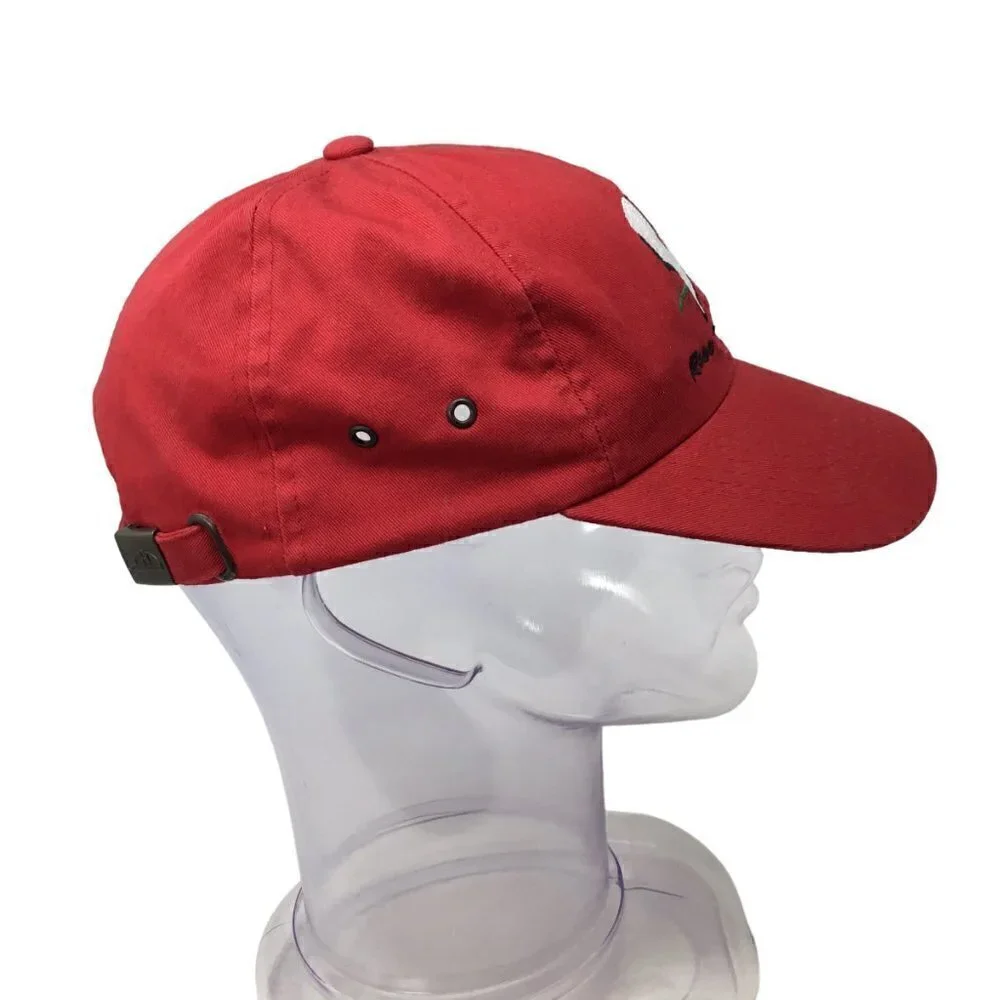Vintage 2000 Rosebowl Wisconsin Badgers Hat Baseball Cap Football Game NCAA Red